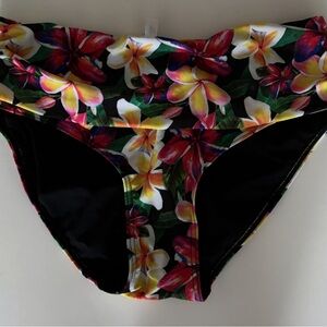 High waisted Floral Bikini Bottoms